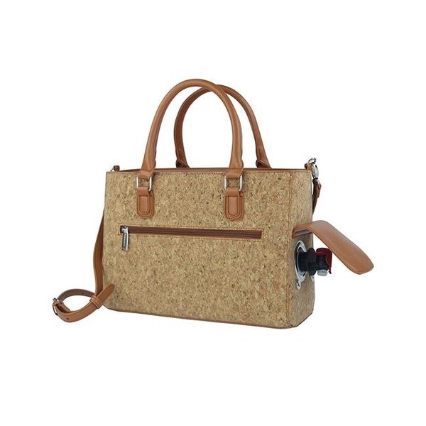 Picnic Gift Picnic Gift 8220-CR Drink Purse-Insulated Drink Purse with Bladder Bag; Cork 8220-CR